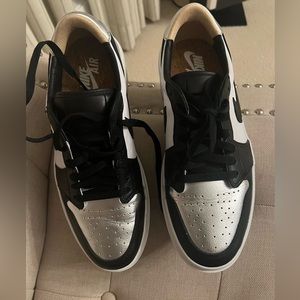 Air Jordan 1 Elevate Low - black and silver worn twice good condition